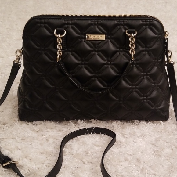 kate spade Handbags - Kate Spade Small Rachelle Black quilted Leather